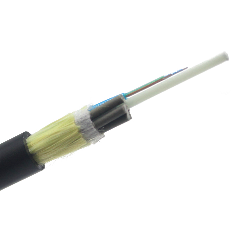 Cable de fibra óptica de una sola chaqueta ADSS de 80 metros span