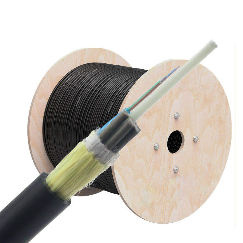 Cable de Fibra Óptica Monomodo ADSS de 12 24 48 Hilos