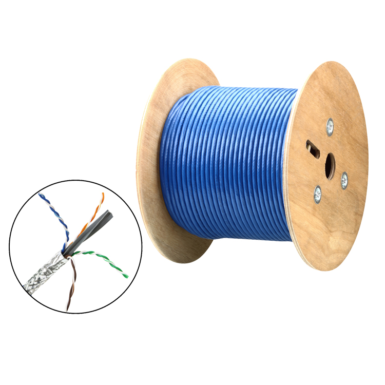 Cable lan cca de cobre completo cat6, precio de fábrica, 23awg, para interior