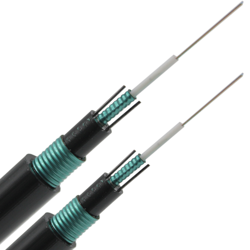 Cable de fibra subterráneo exterior 12 hilos 24 hilos