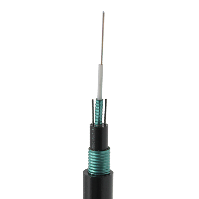 Cable de fibra subterráneo exterior 12 hilos 24 hilos