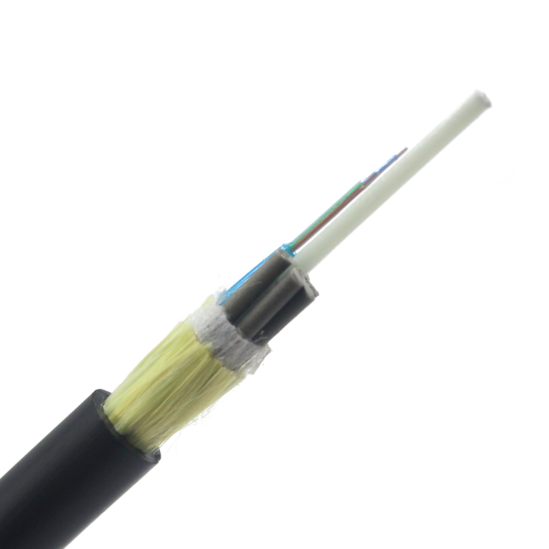palmo de fibra óptica aéreo del tambor de cable de los 4KM ADSS 24 48 Hilos
