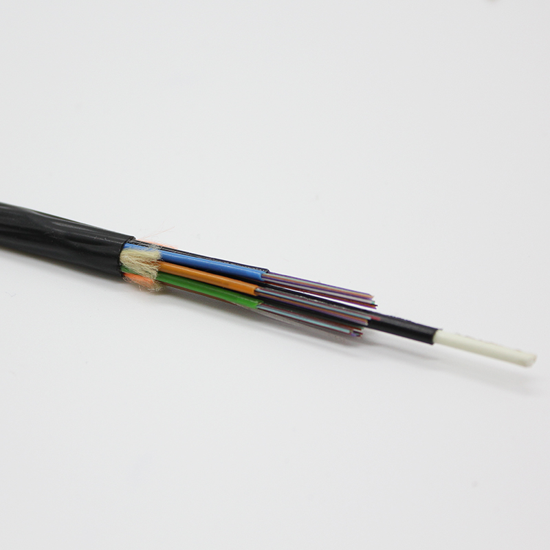 Cable de fibra óptica trenzado soplado con aire GCYFTY G652D SM Cable microóptico de tubo suelto de múltiples núcleos HDPE