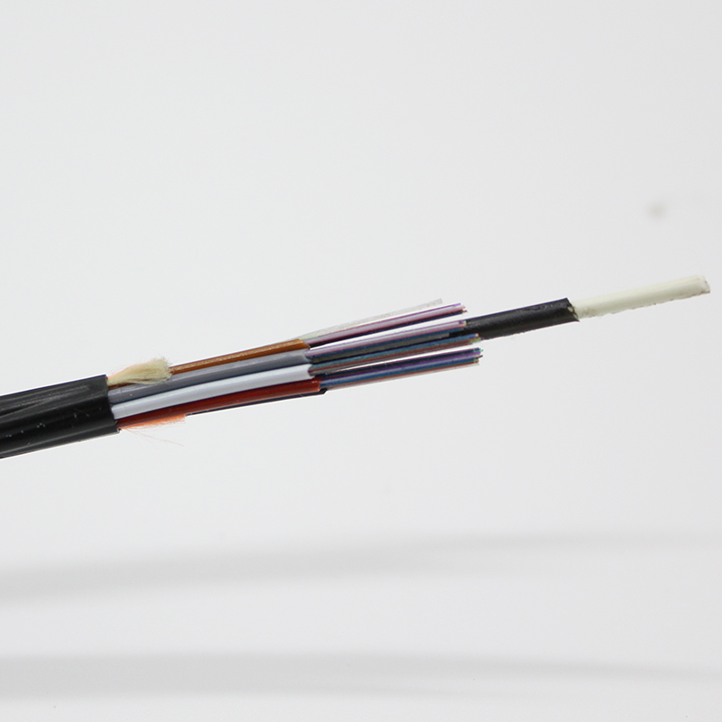 Cable de fibra óptica trenzado soplado con aire GCYFTY G652D SM Cable microóptico de tubo suelto de múltiples núcleos HDPE