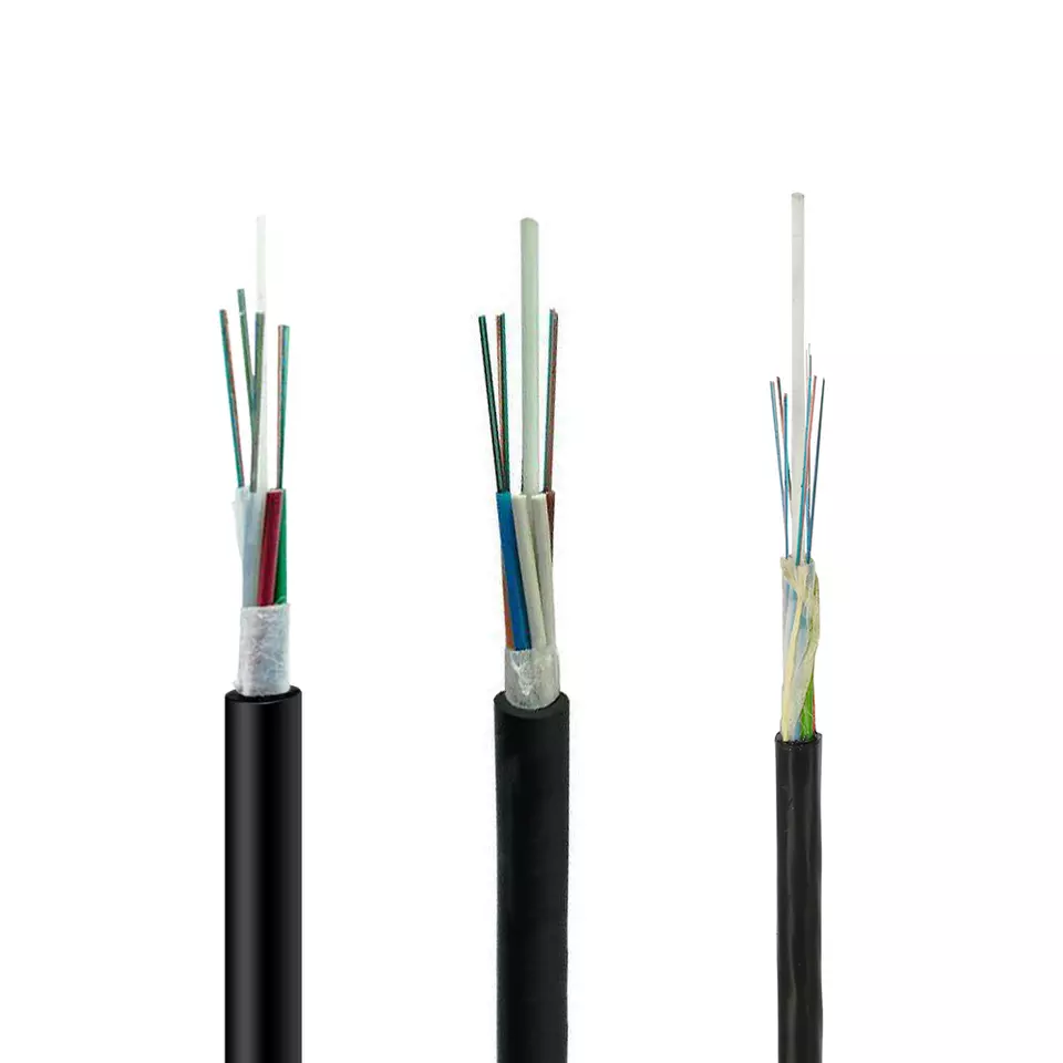 cable de fibra óptica 8 core al aire libre sm 12 24 48 64 core GYFTY cable de fibra óptica