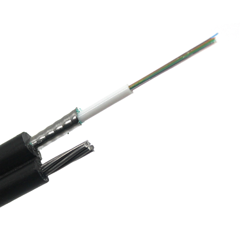 Cable de fibra óptica para exteriores monomodo GYTC8S GYXTC8S Figura 8 Cable de fibra aérea