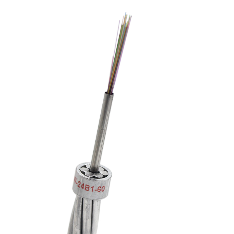 Cable de fibra óptica Opgw blindado aéreo exterior de 48 núcleos