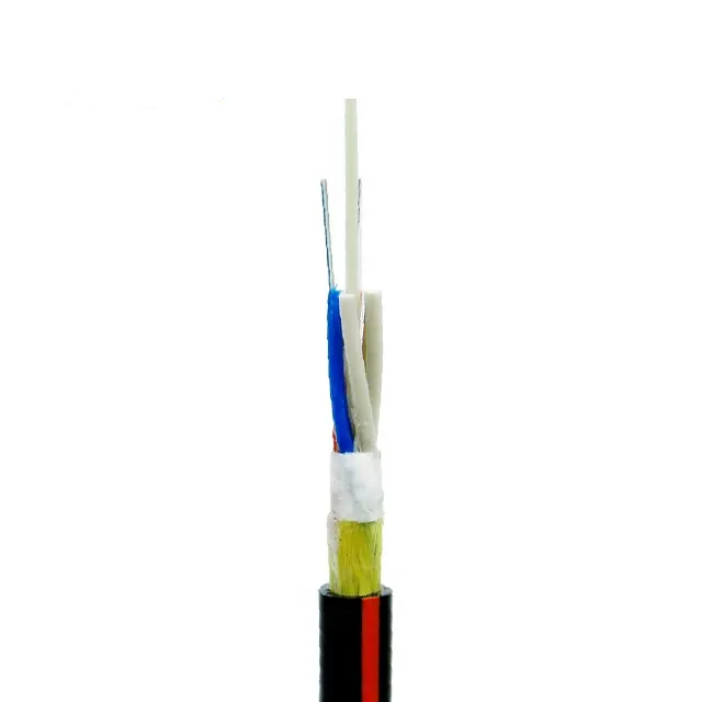 ADSS SM Fibra 24 48 72 96 Exterior Cable Fibra Óptica
