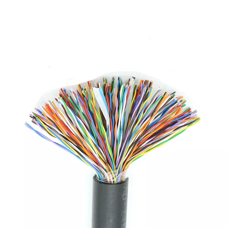 Cable Telefónico Aéreo Exterior UTP Multi Par 200 Pares Cobre Teléfono Par Trenzado Blindado