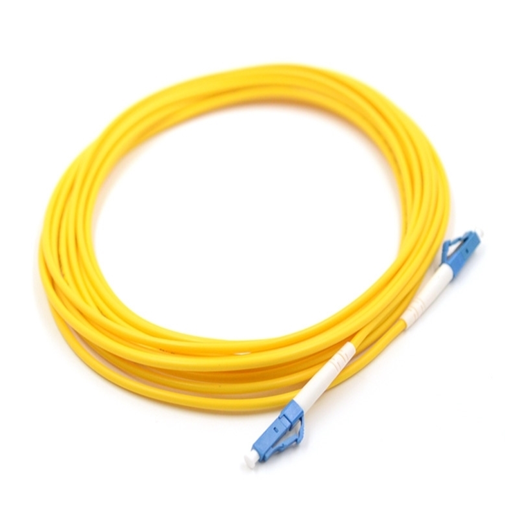 Cordón de remiendo de la fibra óptica de la chaqueta de G652D OS1 LSZH LC Upc al LC Upc a una cara 3.0mm