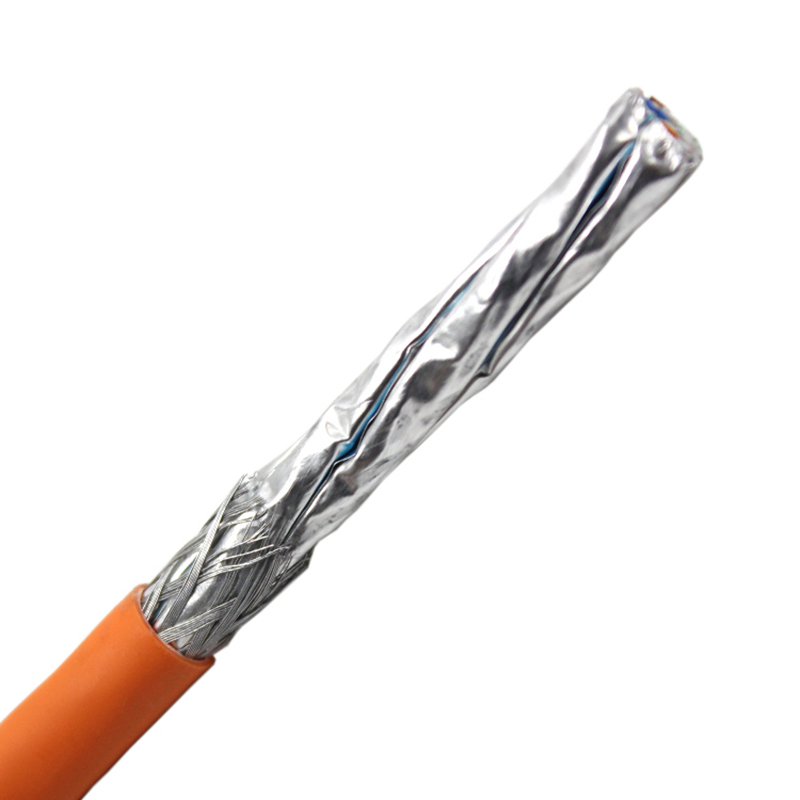 Papel de aluminio Sftp de la torsión del cable de 1000MHz CAT6A CAT7 CAT8 blindado