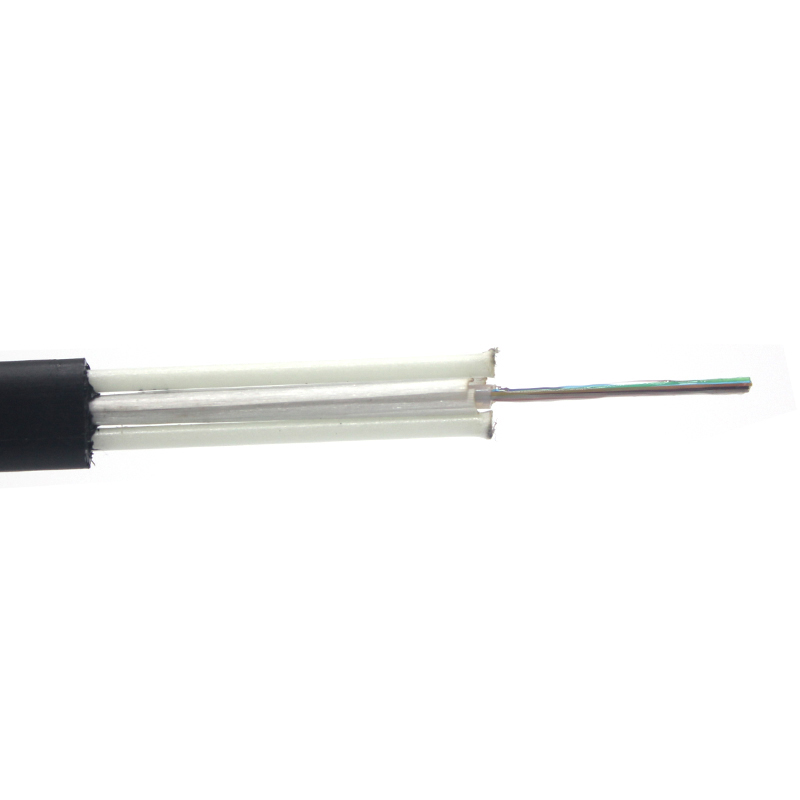 Cable de fibra óptica plano GYFXTY para exteriores, 8 núcleos, 12 núcleos GYFXTBY, modo único