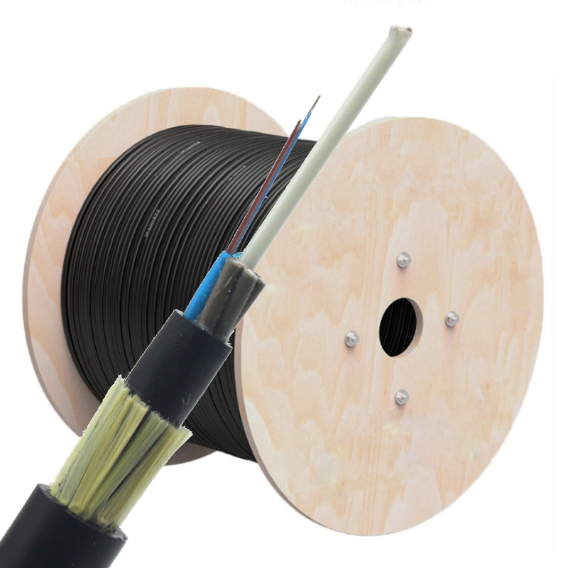 Chaqueta doble 50m 100m 200m span Cable de fibra óptica ADSS estándar