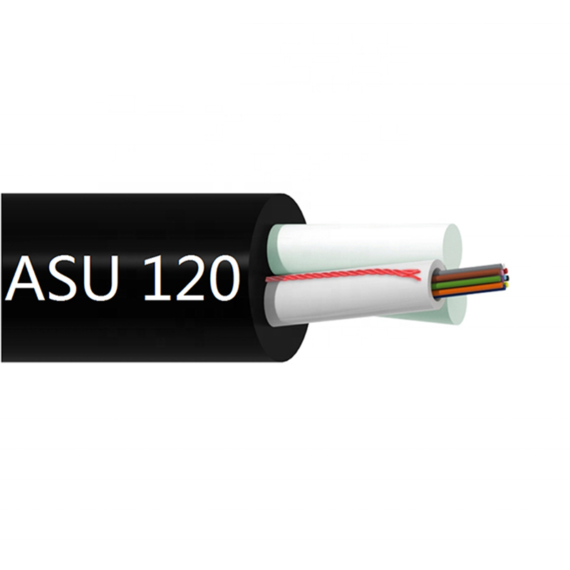 4 6 8 12 núcleos Mini ADSS Tramo 120 m con miembro de resistencia FRP