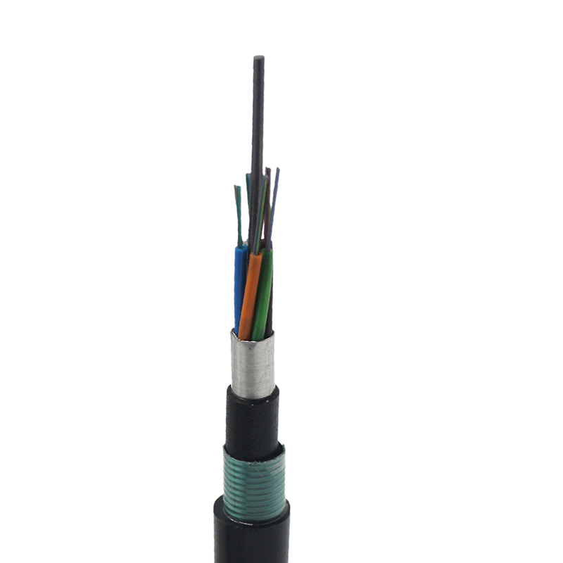 GYTA53 GYTS53 Cable de fibra óptica para exteriores monomodo Chaqueta de PE doble
