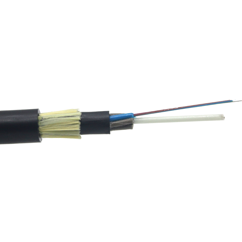 Al aire libre todo el cable de fibra óptica autosuficiente dieléctrico 48core 24core ADSS