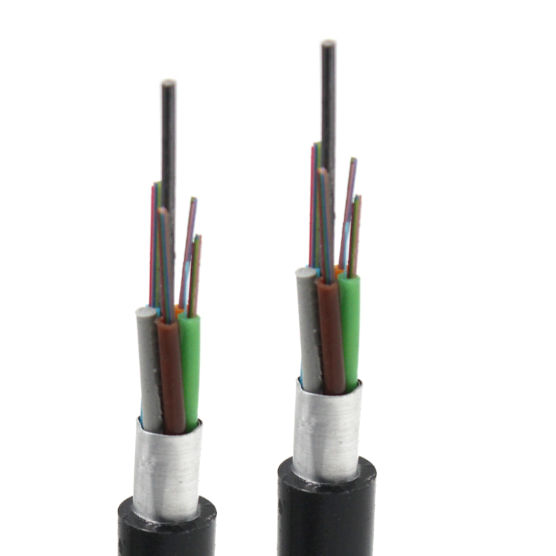 Cable blindado de aluminio para exteriores monomodo de cable de fibra óptica GYTA