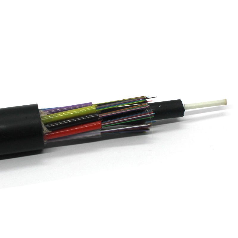 Conducto aéreo exterior 12 24 48 Cable de fibra óptica GYFTY de tubo suelto de núcleo