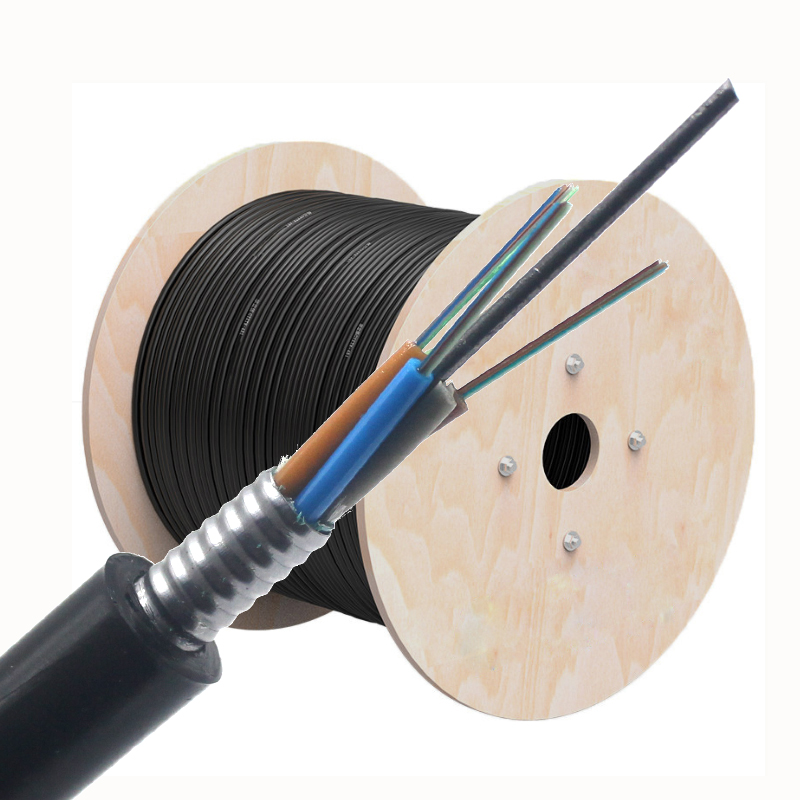 Cable de fibra óptica UG enterrado directo de 12 núcleos GYTS G652D