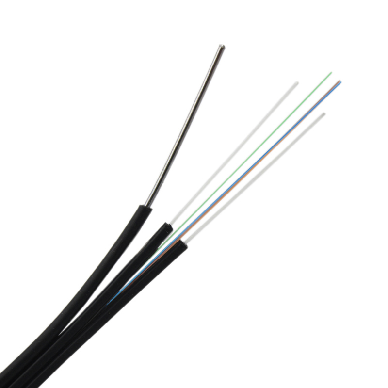 Cable de bajada de fibra óptica FTTH monomodo para exteriors