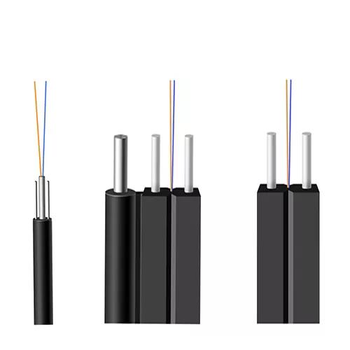 Tubo suelto de alta resistencia para cable de descenso G657a2 Ftth Fibra Optica Cable con funda de PE