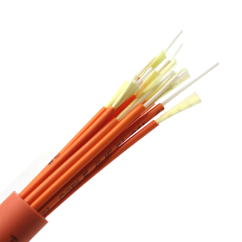 Cable de ruptura de fibra OM3 OM4 OM5 GJPFJV Retardante de llama multimodo