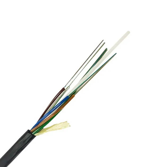 Cable de fibra óptica micro soplado por aire GCYFY Cable de fibra óptica de conducto enterrado directo de 12 a 144 núcleos