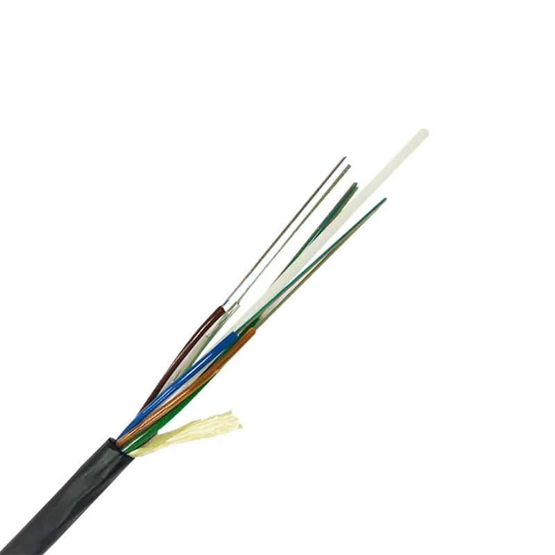 Micro cable de 24 núcleos GCYFTY aire soplado cable de fibra óptica de 24 núcleos