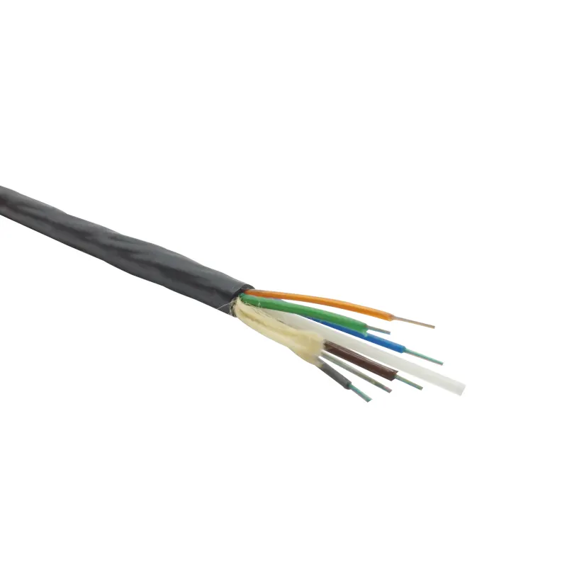Micro cable de 24 núcleos GCYFTY aire soplado cable de fibra óptica de 24 núcleos