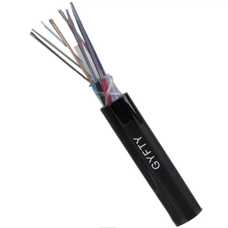 Cable subterráneo blindado Cable de fibra óptica a prueba de roedores GYFTY