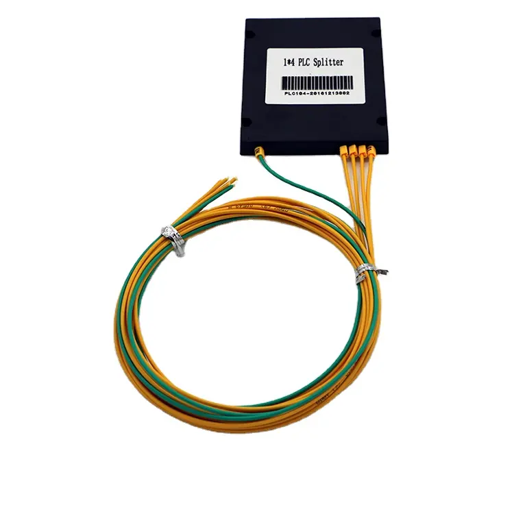 Accesorios FTTH en Línea SC/APC 1x32 Caja de ABS embalaje splitter PLC con conectores SC/APC