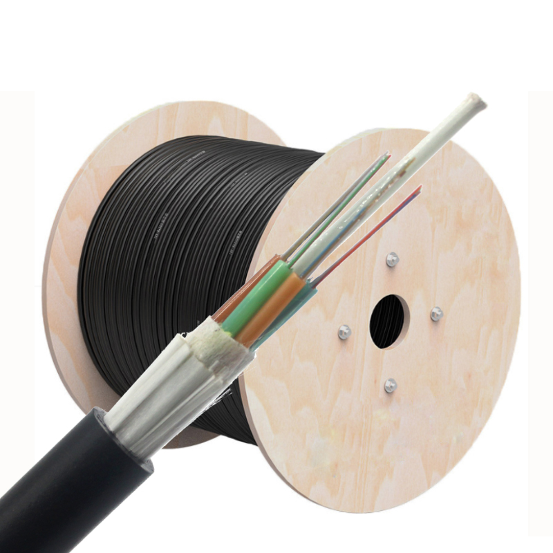 Cable de tubo holgado trenzado con miembro de refuerzo central no metálico GYFTY