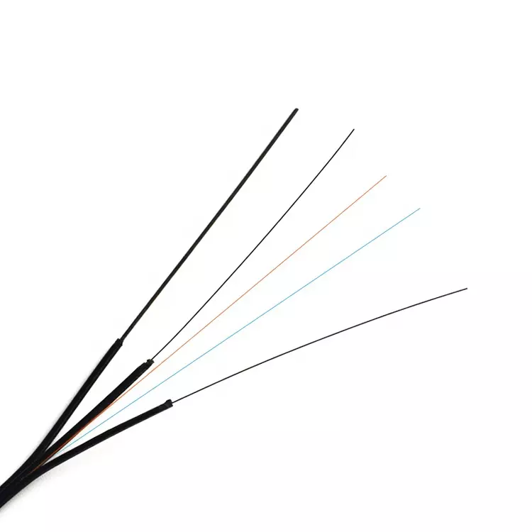 2 Core G657A1 LSZH Jacket Outdoor 8 Cable de descenso de fibra óptica FTTH plano autosuficiente