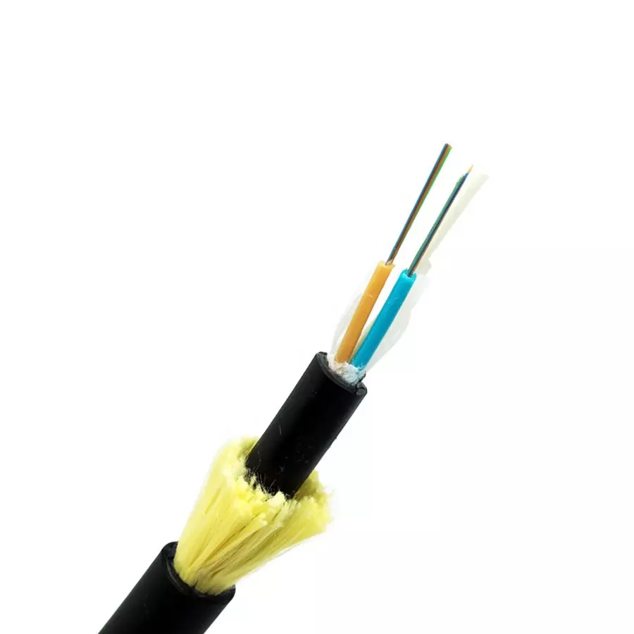 Cable de fibra óptica de alimentación SM Adss 24 48 72 96 144 Core Outdoor Fiber Cable adss