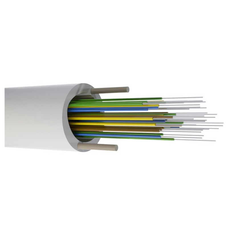 Cable de descenso interior de la fibra óptica de FTTH GJPFXJH 24 48 corazones del solo modo G657A G652D