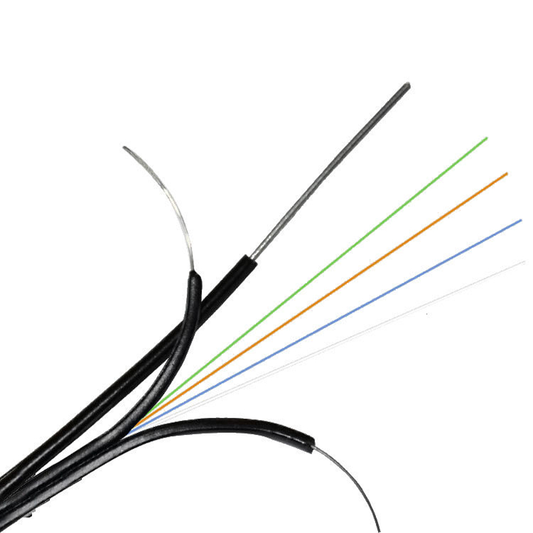 FIBRA ÓPTICA 1 NÚCLEO 1km 2km 3km madera contrachapada Tambor FTTH DROP CABLE