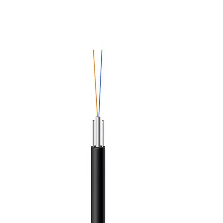 Cable de fibra óptica LSZH G652d G657A 1 cable de descenso FTTH de núcleo