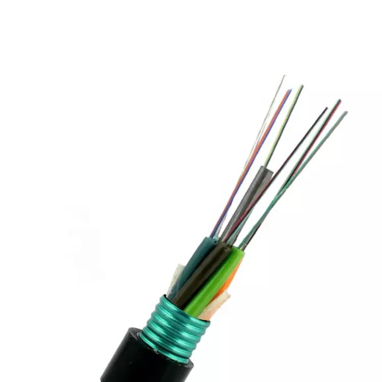 Cable ADSS/GYTS/GYTC8S para exteriores, capa de cubierta suelta aérea, fibra óptica trenzada/Cable óptico, Cable de caída FTTH