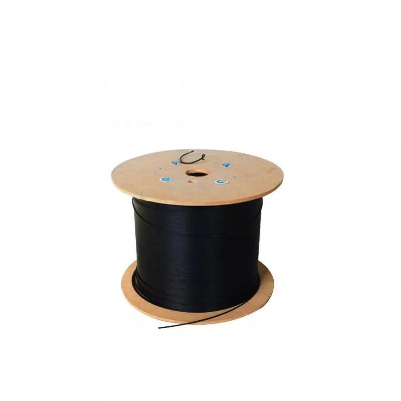 Exterior 1/ 2/ 4core GJYXFCH FTTH FRP Cable de bajada óptica de fibra de mensajero de acero