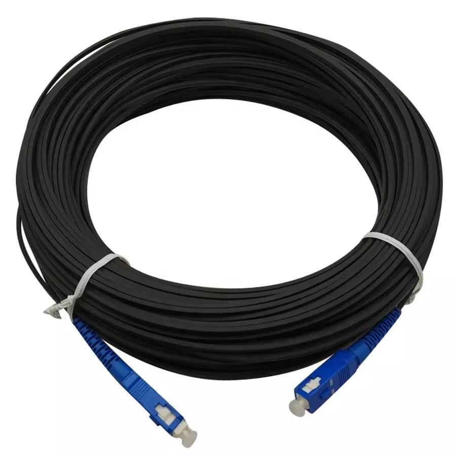 Cable de descenso FTTH 1core SC/UPC APC Monomodo G657A2 Simplex Interior exterior FTTH