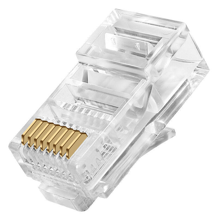 Conector CAT6 RJ45 8P8C UTP Conector de enchufe de red Cat6
