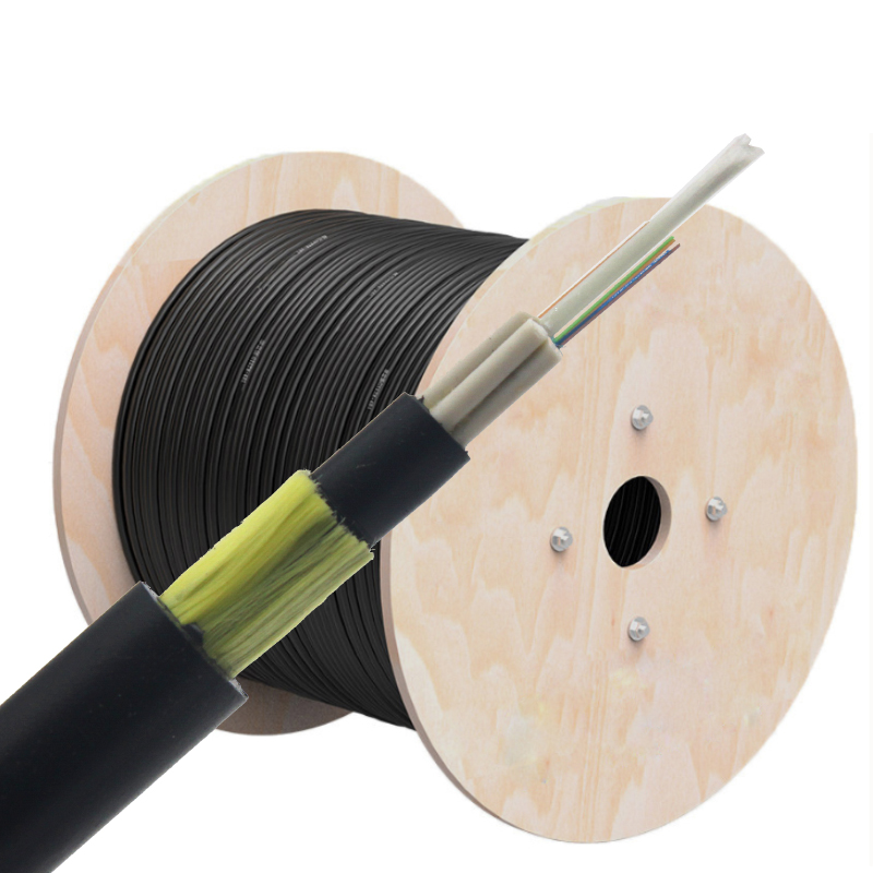 Chaqueta doble 50m 100m 200m span Cable de fibra óptica ADSS estándar