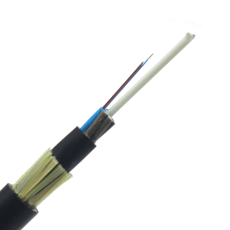 Cable de fibra óptica aérea ADSS de 12 24 48 núcleos