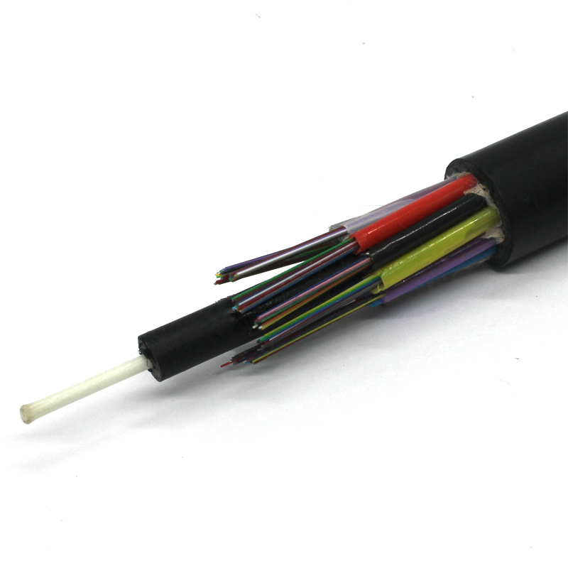 Conducto aéreo exterior 12 24 48 Cable de fibra óptica GYFTY de tubo suelto de núcleo