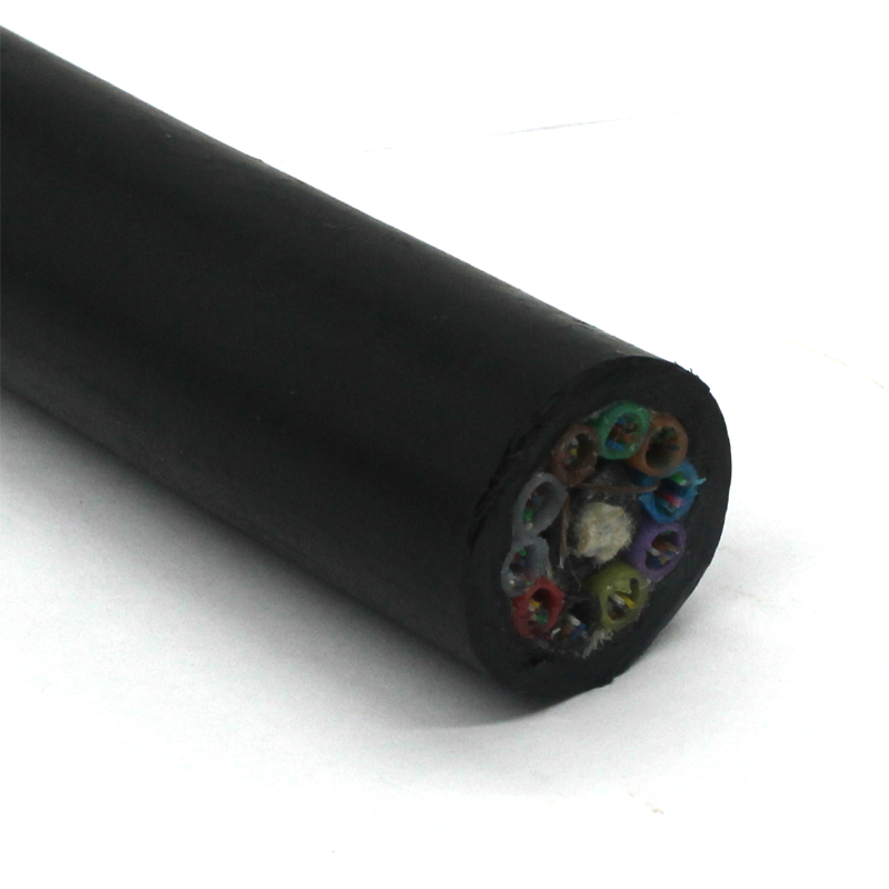 Cable de fibra óptica GYFTY Tubo suelto trenzado FRP Instalación de conductos