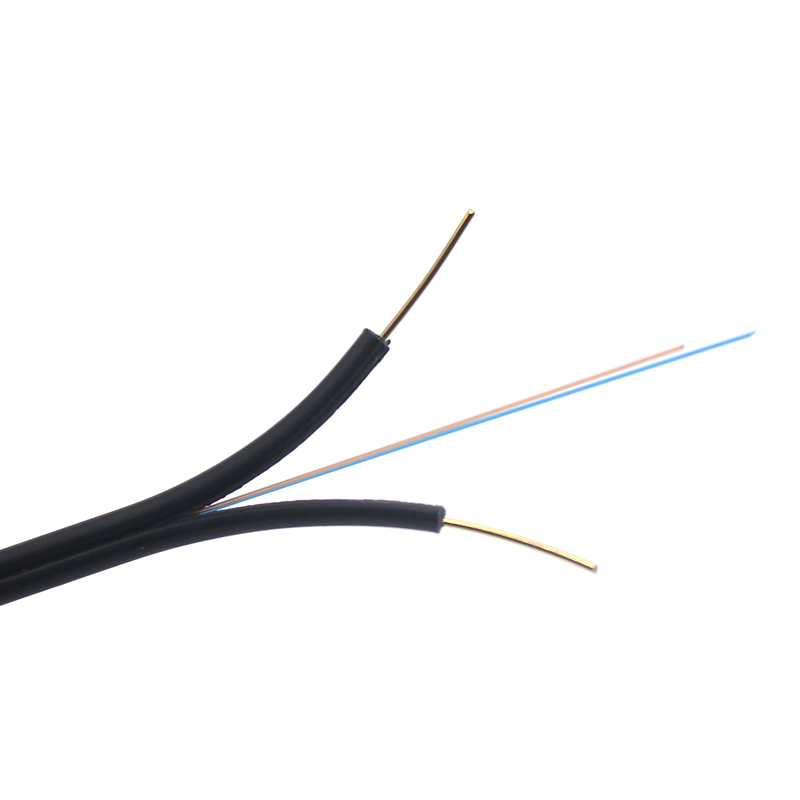 Cable de fibra de bajada FTTH G657A de 1 núcleo y 2 núcleos