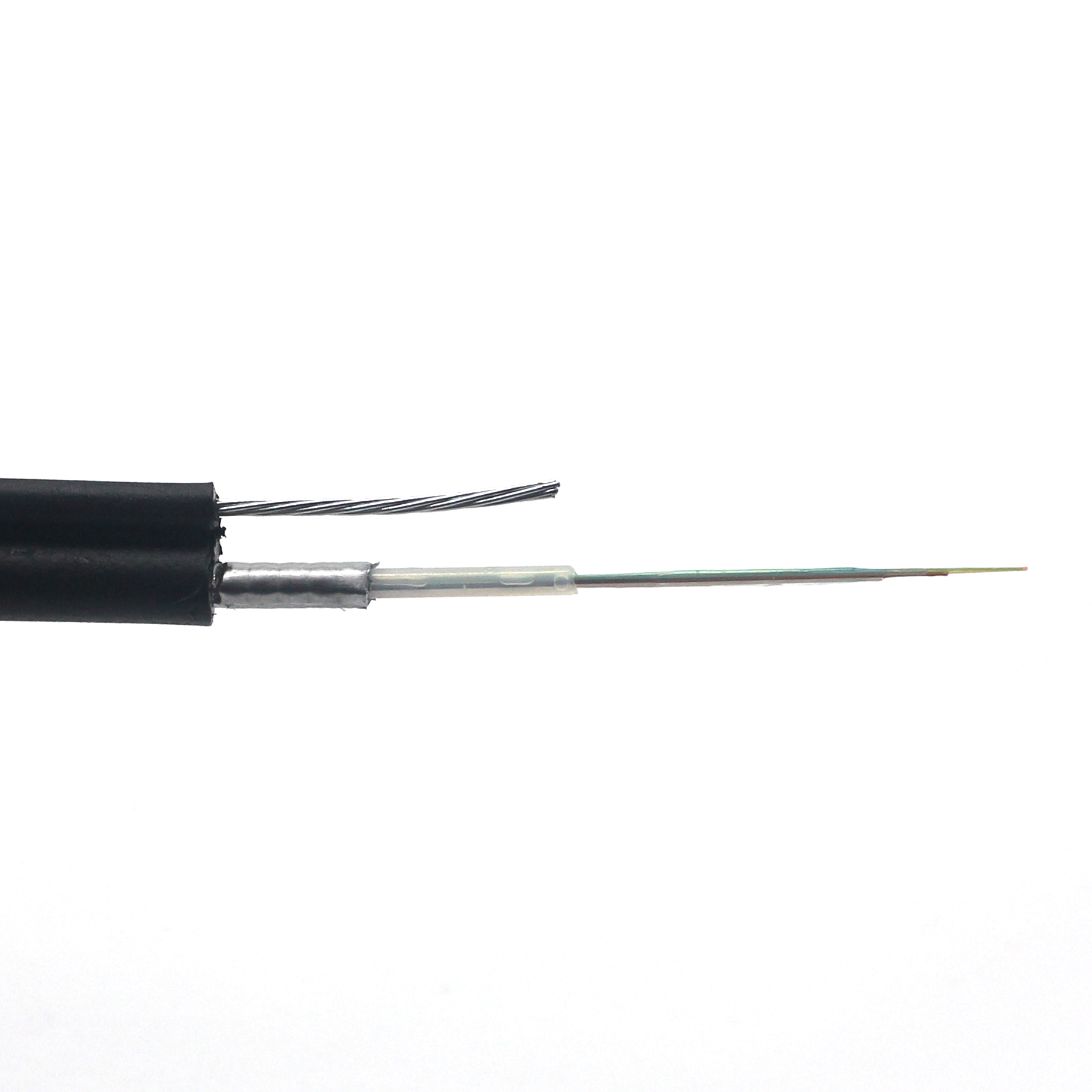 Cable de fibra para exteriores Cable blindado de fibra óptica de soporte propio de tubo holgado GYTC8S