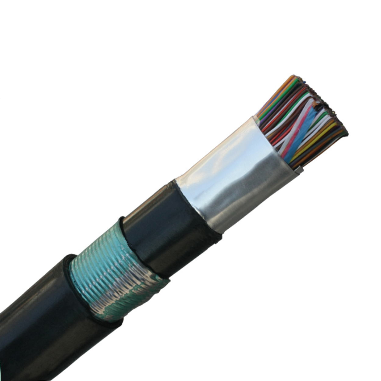 Cable telefónico 20 30 50 100 pares Cat3 Shield Telecom Cable