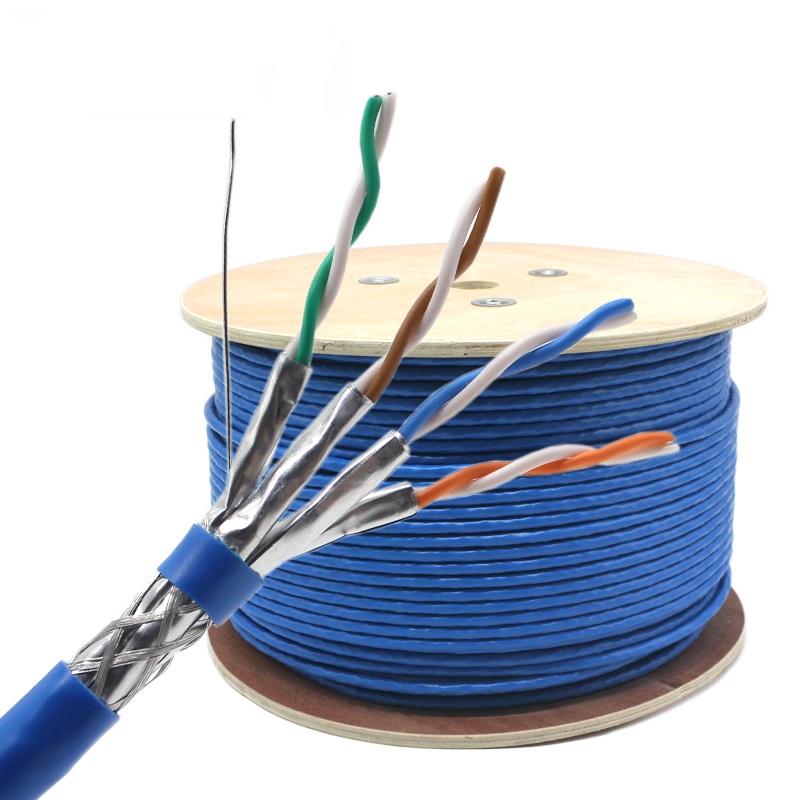 CAT7 CAT8 Lan Cable Ethernet Red SFTP interior exterior