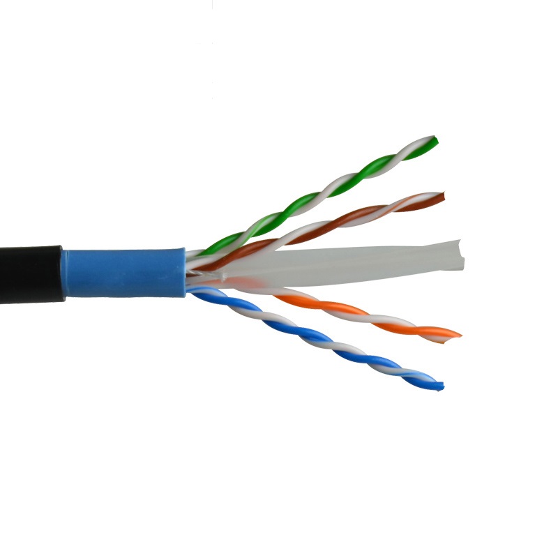 Cable de red UTP CAT6 impermeable de cobre puro de alta velocidad